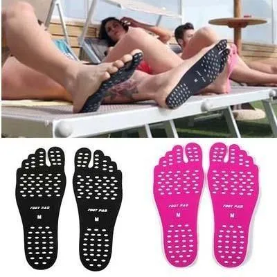 2 Pairs of Beach Stick-On Waterproof Soles