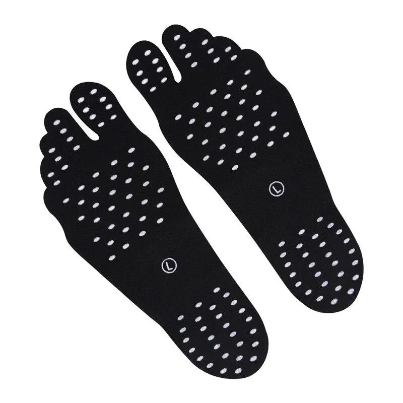 2 Pairs of Beach Stick-On Waterproof Soles