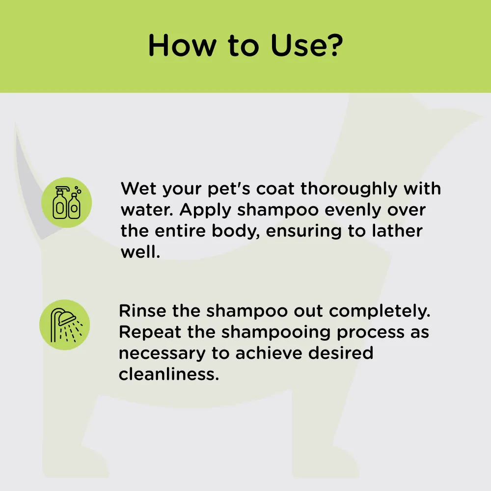 Basil Oat & Aloe Moisturising Shampoo for Dogs and Cats