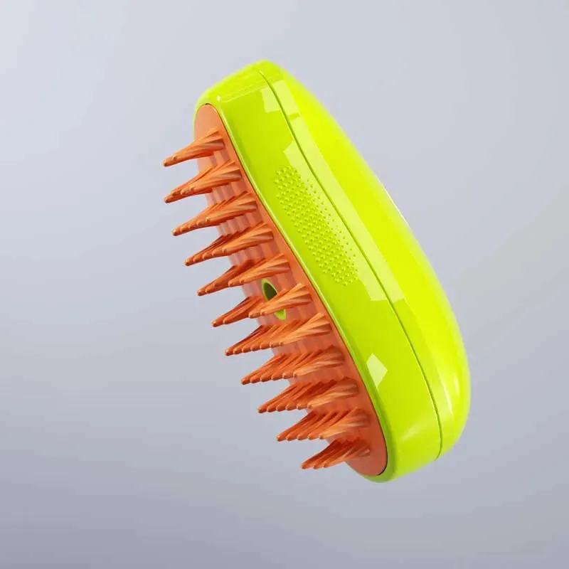 Cat Steam Brush Electric Spray - Pet Grooming Comb Brush - Soft Silicone Depilation Cats Bath Hair Brush Grooming Supplies