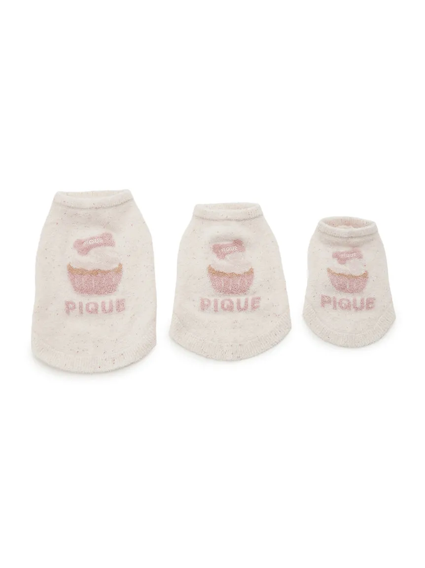 CAT&DOG Smooth Cupcake Jacquard Pullover