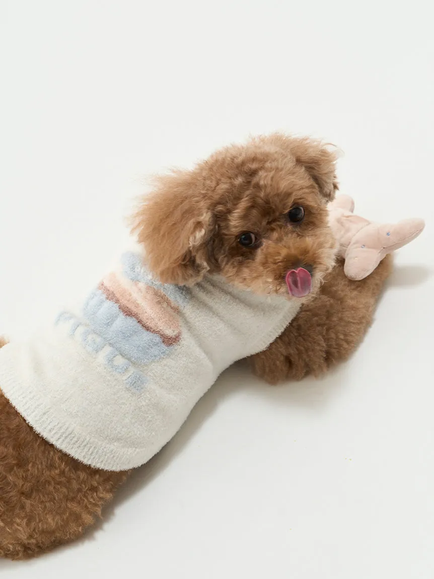 CAT&DOG Smooth Cupcake Jacquard Pullover