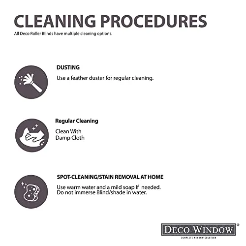 Deco Window Printed Roller Blinds for Windows (49" W X 84" L, Geometric Grey) Semi Blackout Light Filtering Roll-Up Shades Sun UV Protection Polyester Curtains for Home & Office