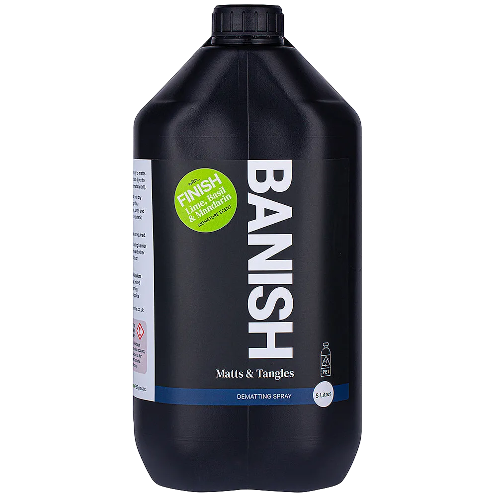 Dematting Spray 1.3 Gallon by Banish - Lime, Basil, and Mandarin