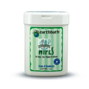 Earthbath Ear Wipes For Dogs Cats Pets