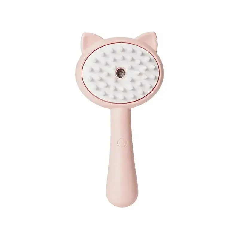 Easy To Use, 3-in-1 Pet Steam Brush for Cats and Dogs – Grooming, Hair Removal, and Massage Tool