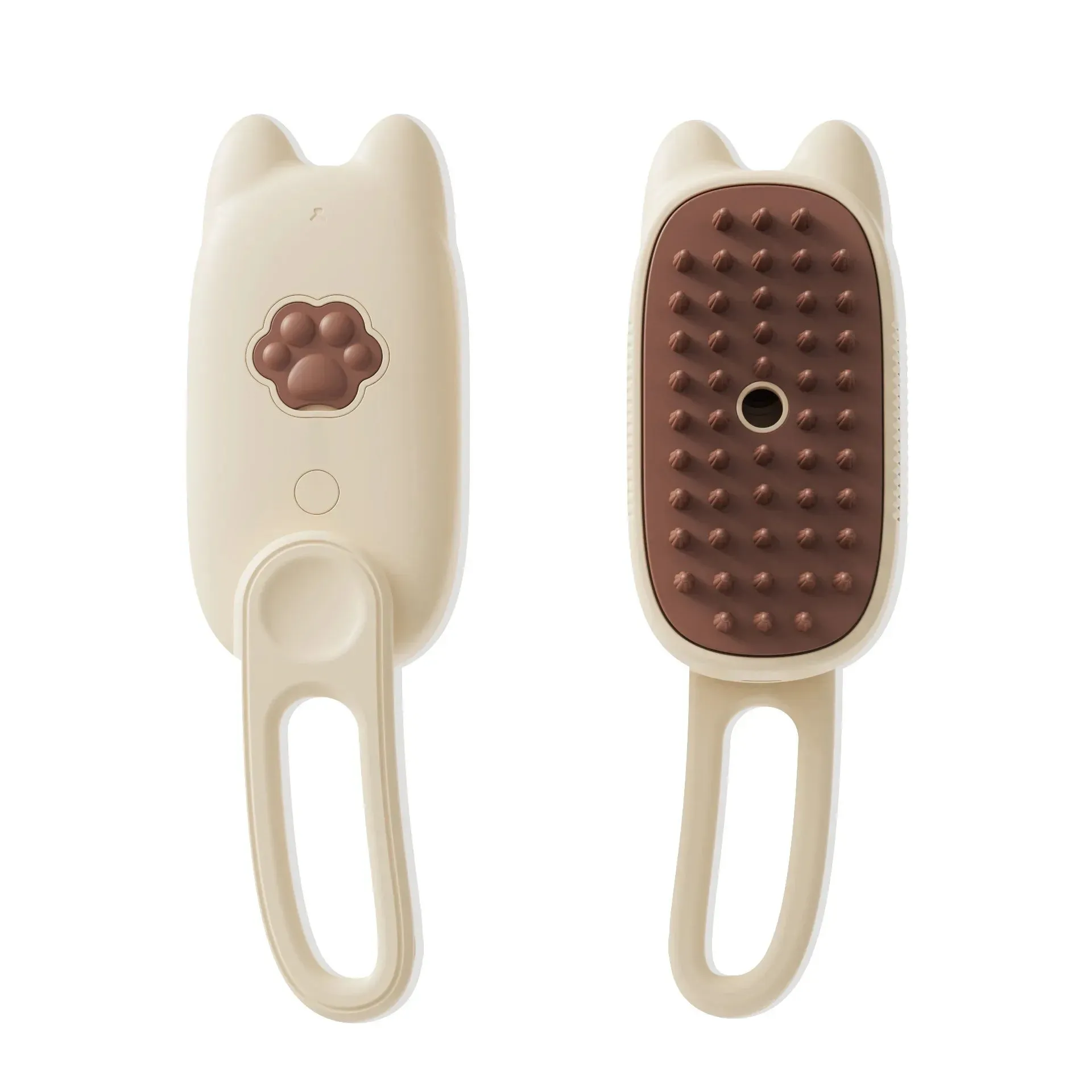Easy To Use, 3-in-1 Pet Steam Brush for Cats and Dogs – Grooming, Hair Removal, and Massage Tool