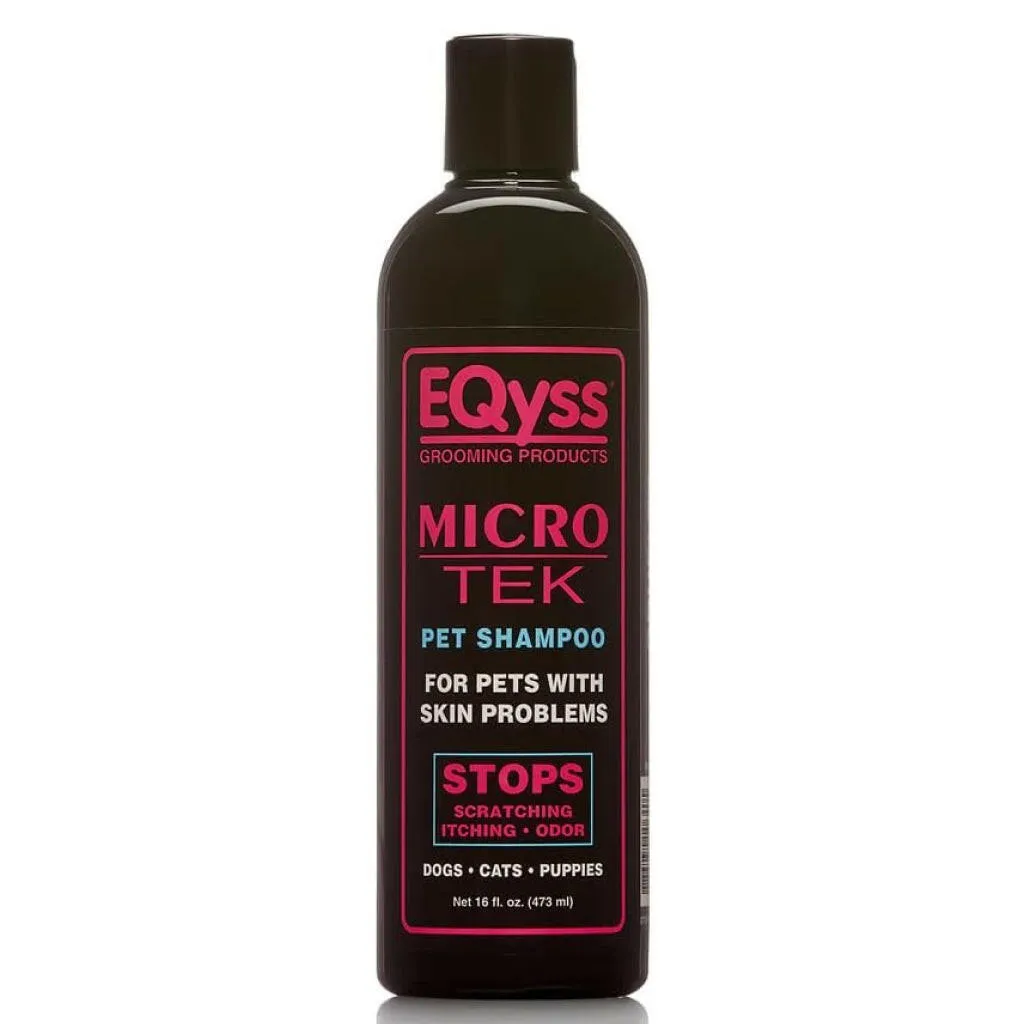 EQyss Grooming Products Micro-Tek Dog, Cats & Puppies Shampoo (16 oz)
