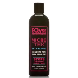 EQyss Grooming Products Micro-Tek Dog, Cats & Puppies Shampoo (16 oz)