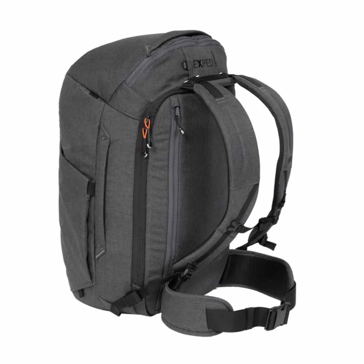 Exped Cruiser 45L Duffle Backpack - Black Melange