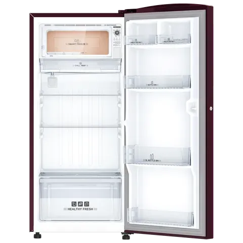 IFB IFBDC2133FRH Metal Cool 193 Litres 3 Star Direct Cool Single Door Refrigerator with Antibacterial Gasket ( Red Flower)