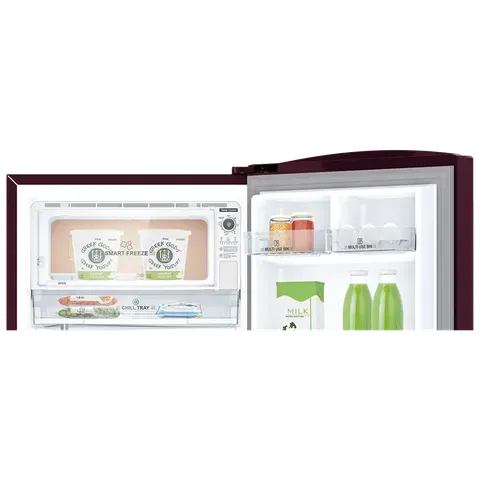 IFB IFBDC2133FRH Metal Cool 193 Litres 3 Star Direct Cool Single Door Refrigerator with Antibacterial Gasket ( Red Flower)