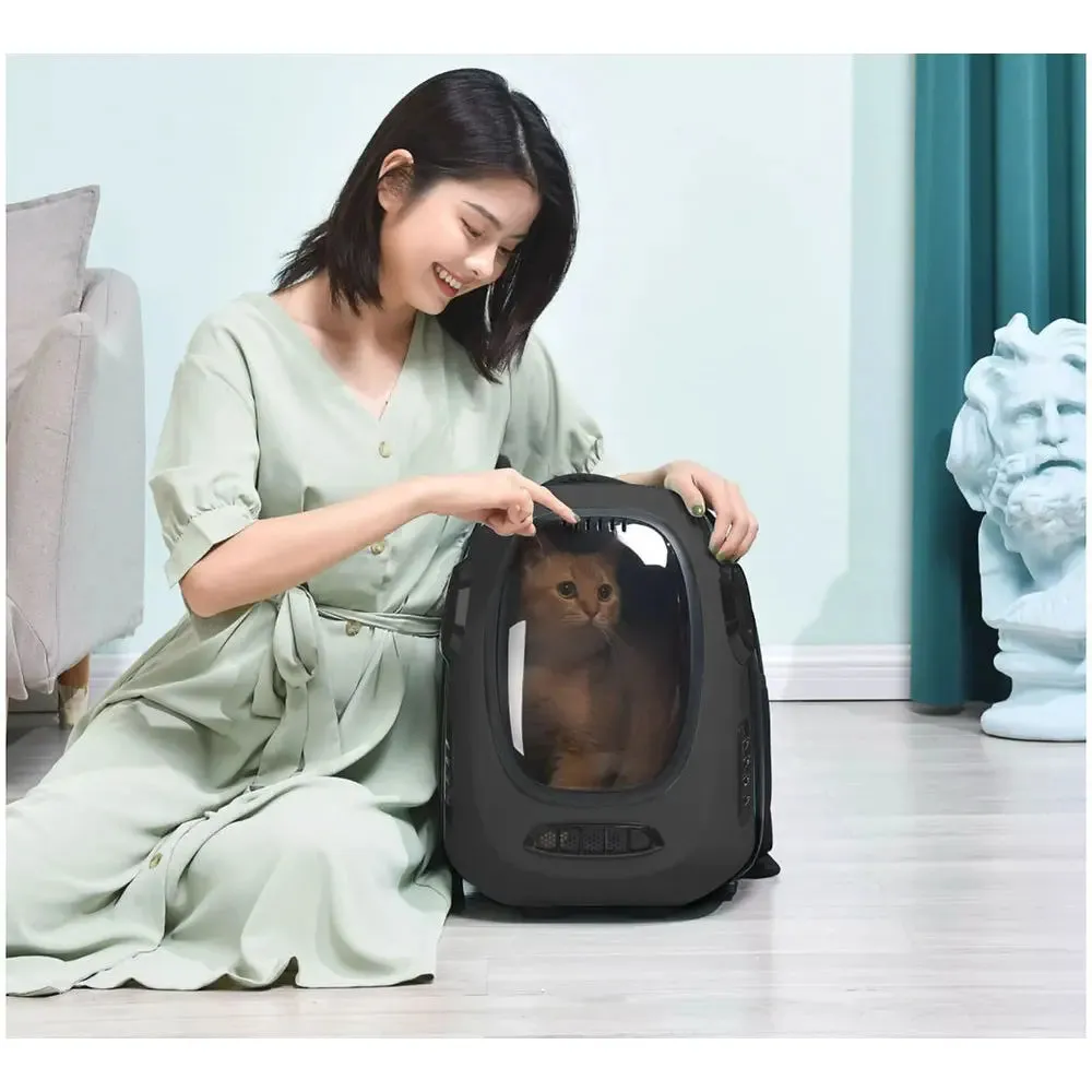 Instachew Trekpod Smart Pet Carrier - White (App-Enabled)