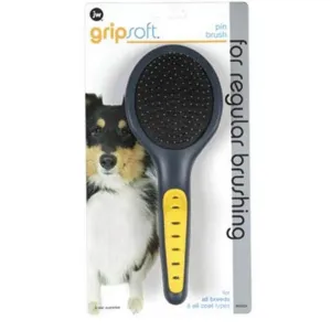 JW Pet Gripsoft Pin Brush for Dogs