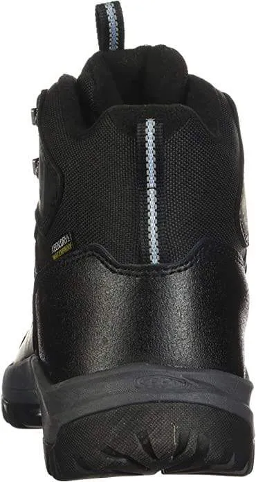 Keen Women's Basin Ridge Mid Polar Waterproof Boots- Black/ Blue Fog