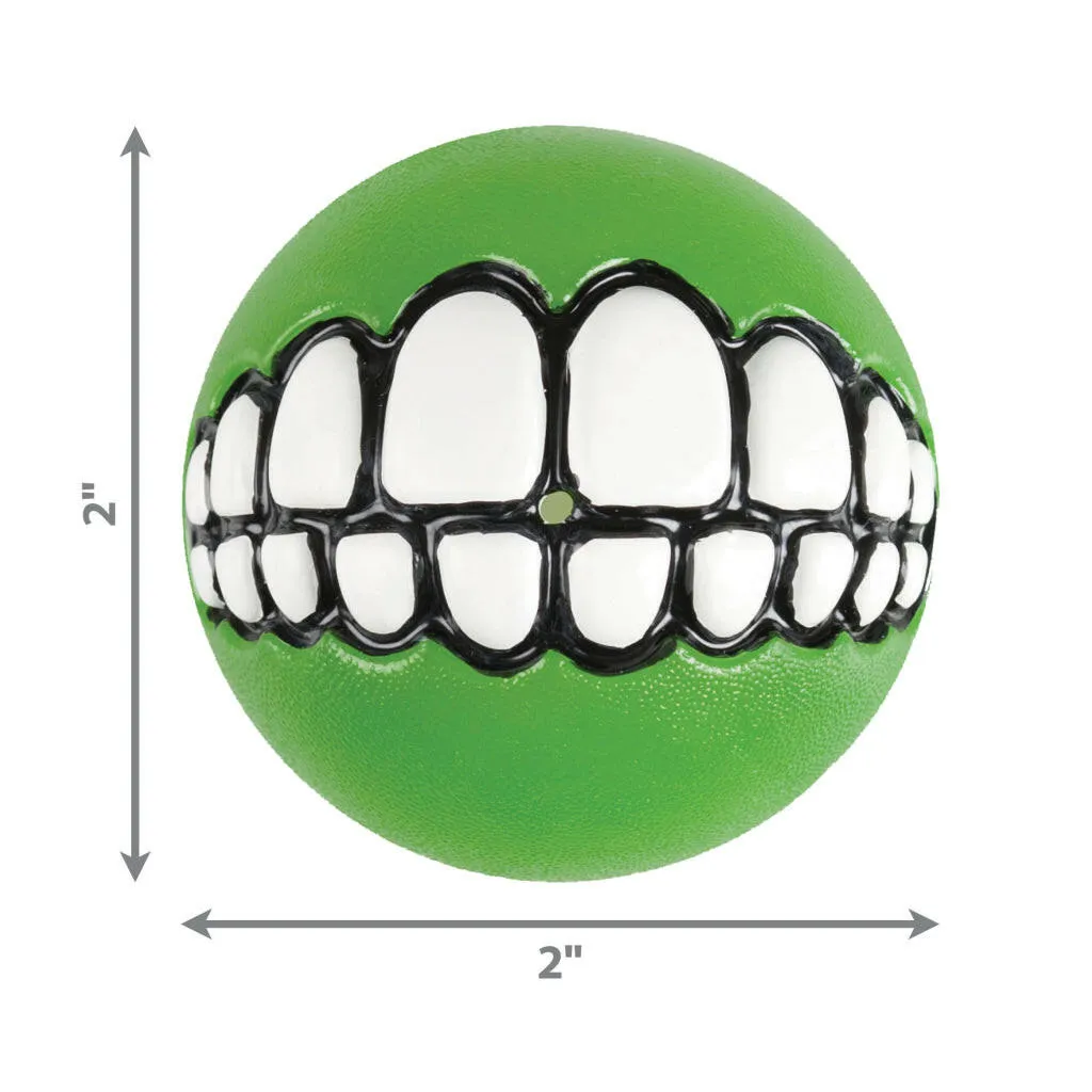 Kong Grinz by Rogz Ball Toy For Dogs (color varies)