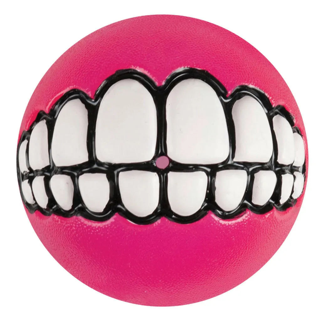 Kong Grinz by Rogz Ball Toy For Dogs (color varies)