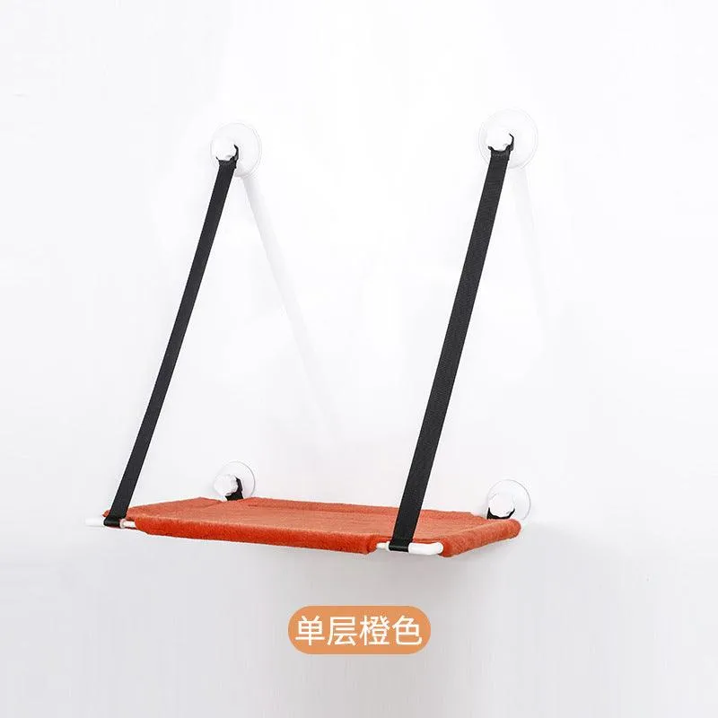 Mesh Pet Cat Hammock Window Bed