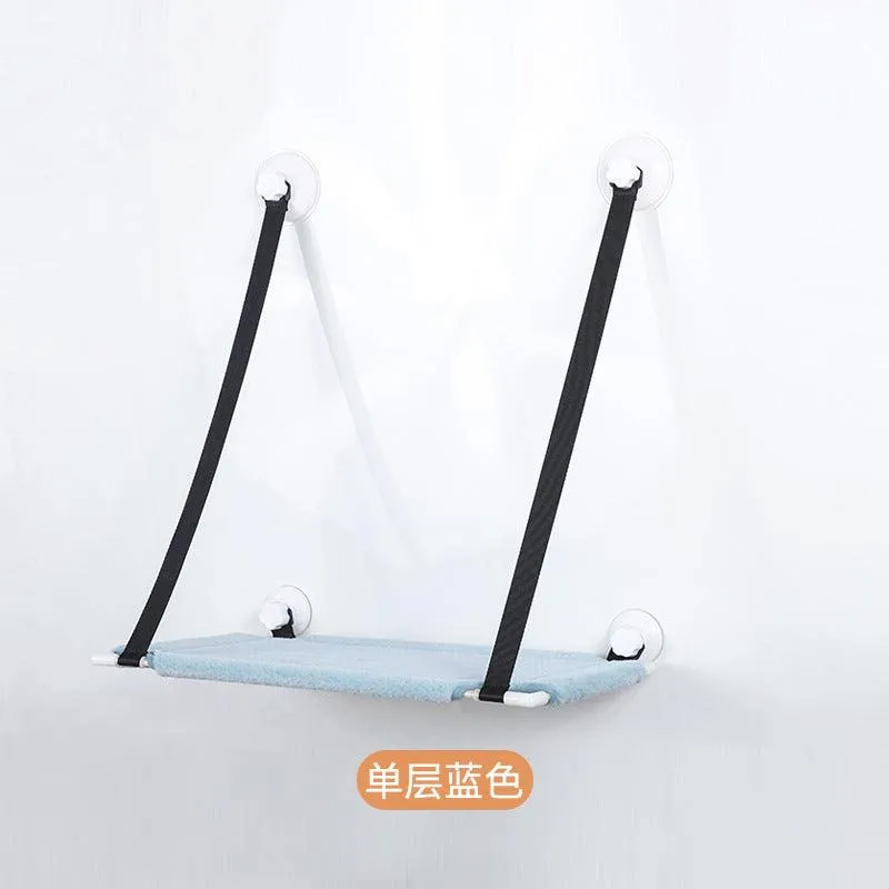 Mesh Pet Cat Hammock Window Bed