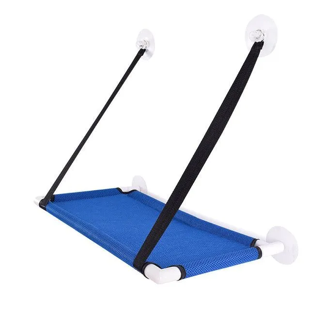 Mesh Pet Cat Hammock Window Bed