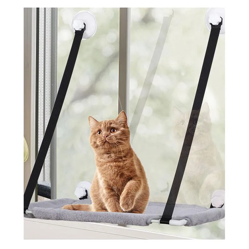 Mesh Pet Cat Hammock Window Bed