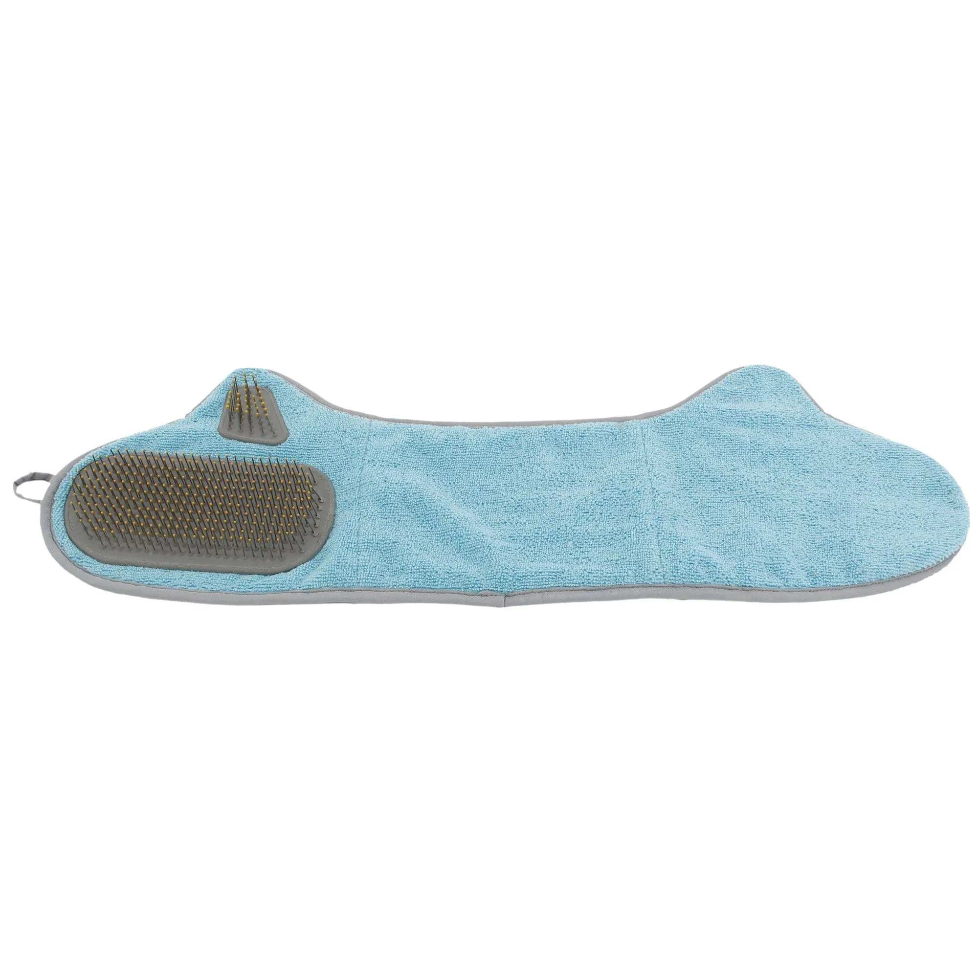 Microfiber Pet Grooming Towel and Brush Care