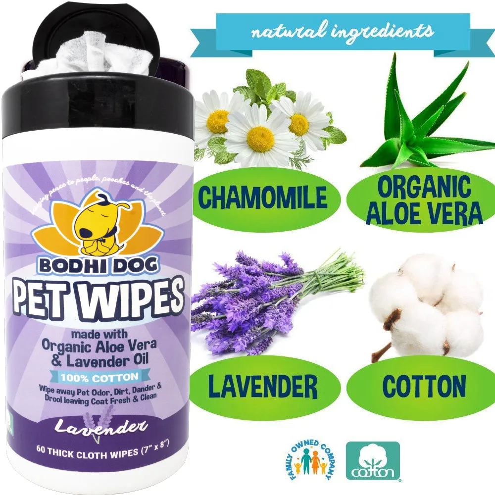 Pet Wipes - Lavender Scented (Case of 12)