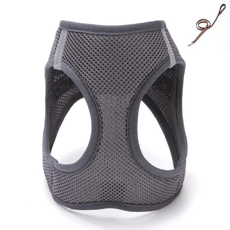 Small and medium-sized dogs, cats leash vest type pet chest harness