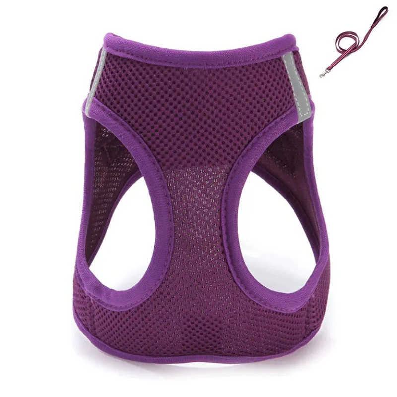 Small and medium-sized dogs, cats leash vest type pet chest harness