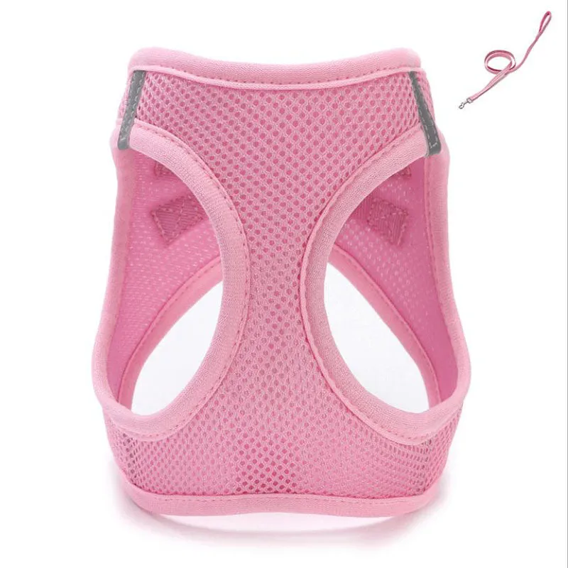 Small and medium-sized dogs, cats leash vest type pet chest harness