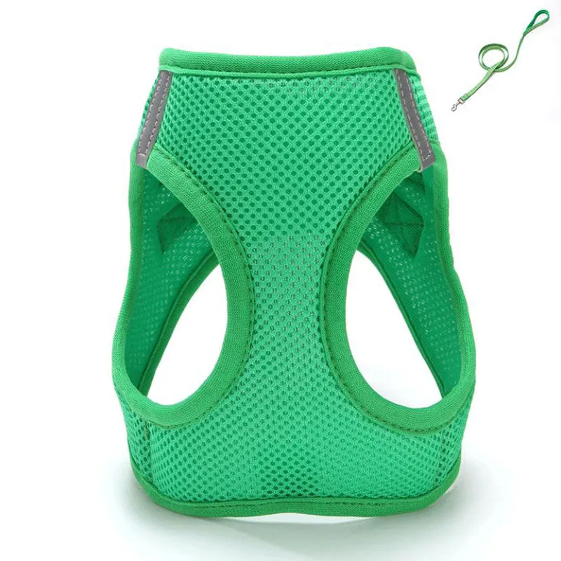 Small and medium-sized dogs, cats leash vest type pet chest harness