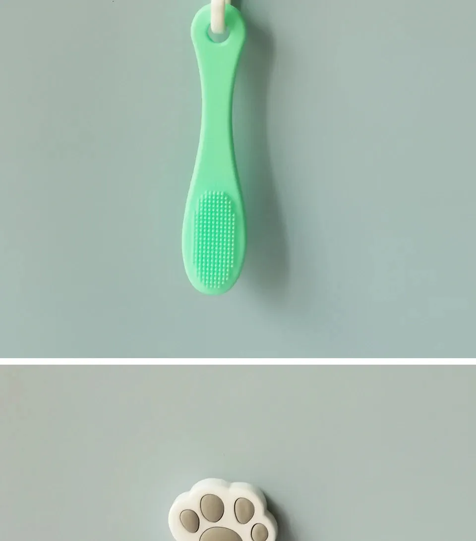 Soft Silicone Pet Finger Brush for Cats and Dogs