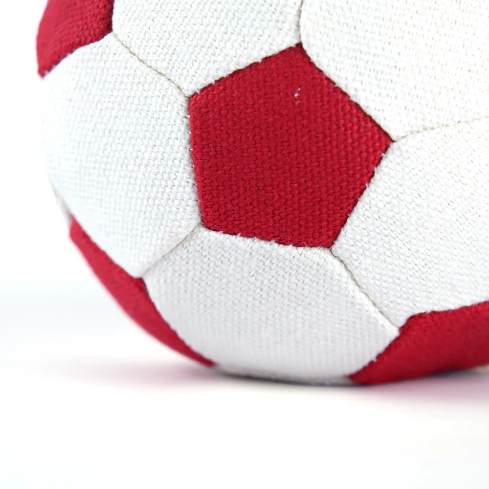 Trixie Soft Soccer Soundless Ball Toy for Dogs (Red)