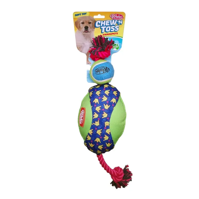 Wahu Pet Soft Toy Chew 'N Toss