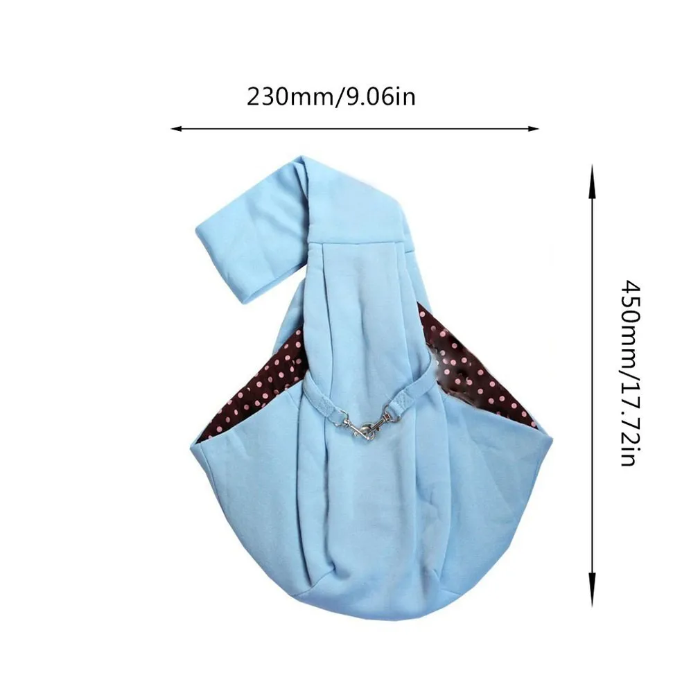 Windproof Crossbody Bag For Carrying Dogs Outdoor Travel Pet Sling Comfortable Carrier Backpack