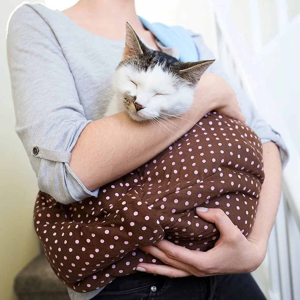 Windproof Crossbody Bag For Carrying Dogs Outdoor Travel Pet Sling Comfortable Carrier Backpack