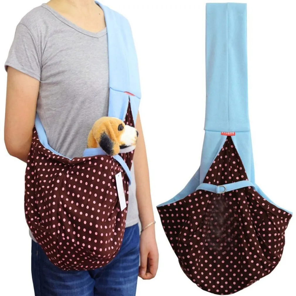 Windproof Crossbody Bag For Carrying Dogs Outdoor Travel Pet Sling Comfortable Carrier Backpack