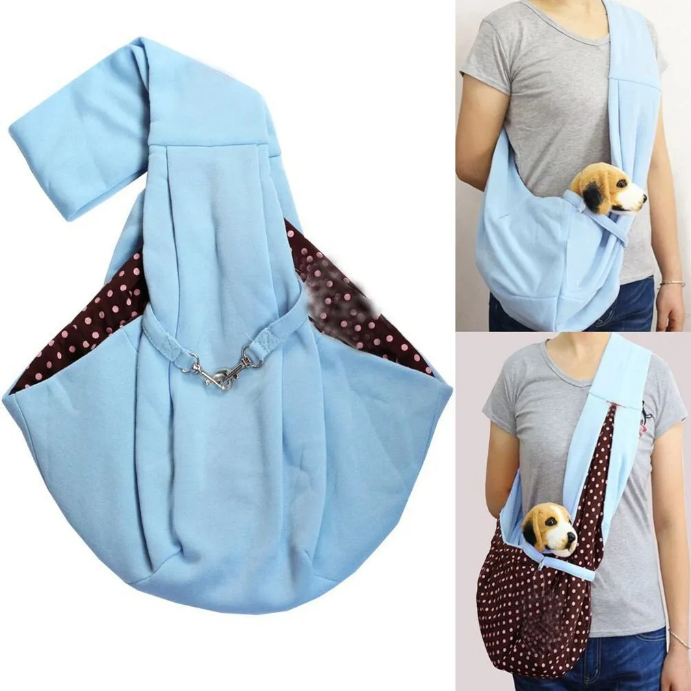 Windproof Crossbody Bag For Carrying Dogs Outdoor Travel Pet Sling Comfortable Carrier Backpack