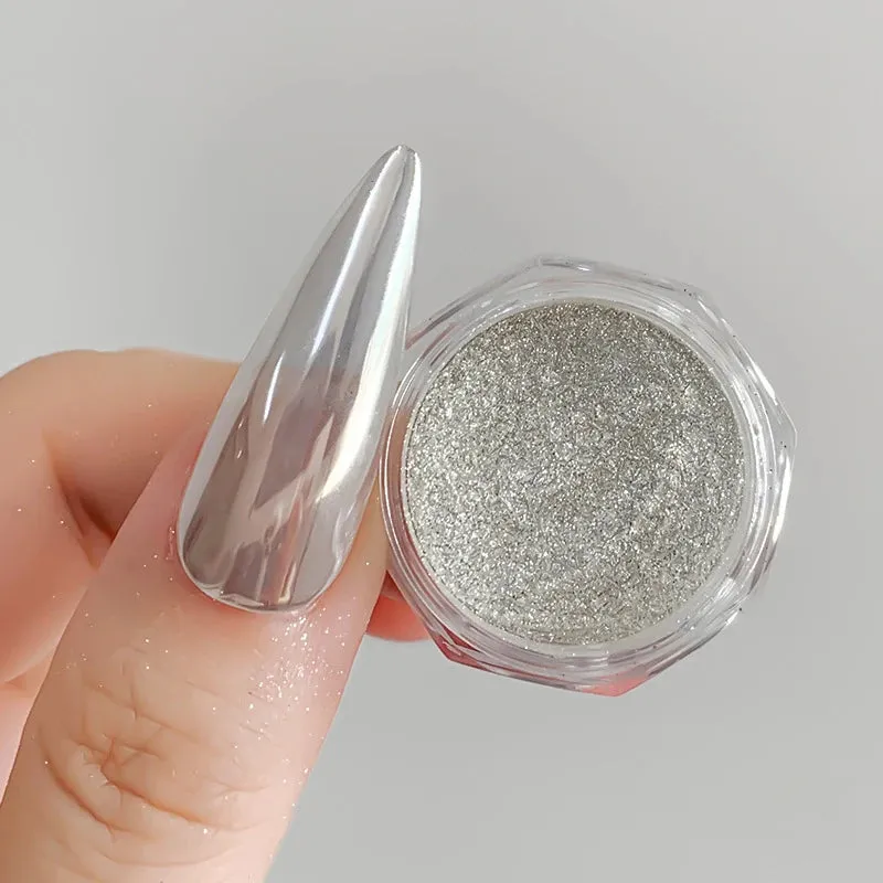Yeknu 1Jar Aurora Chameleon Snowflake Ultra-Thin Iridescent Nail Sequins Holographic Opal EyeShadow Ice Glitter Nail Chameleon Flakes