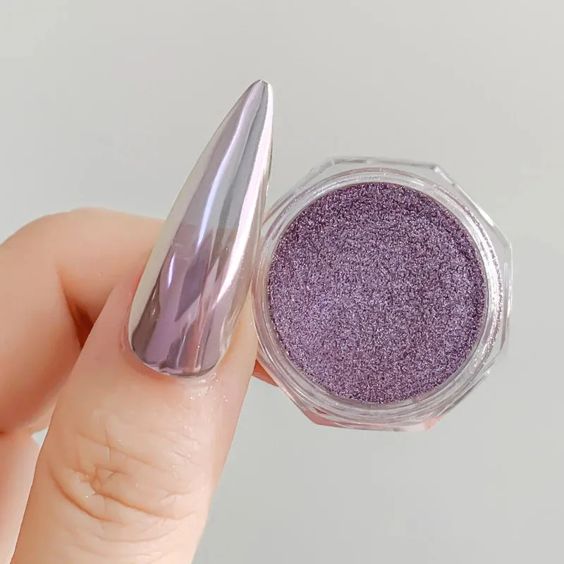 Yeknu 1Jar Aurora Chameleon Snowflake Ultra-Thin Iridescent Nail Sequins Holographic Opal EyeShadow Ice Glitter Nail Chameleon Flakes