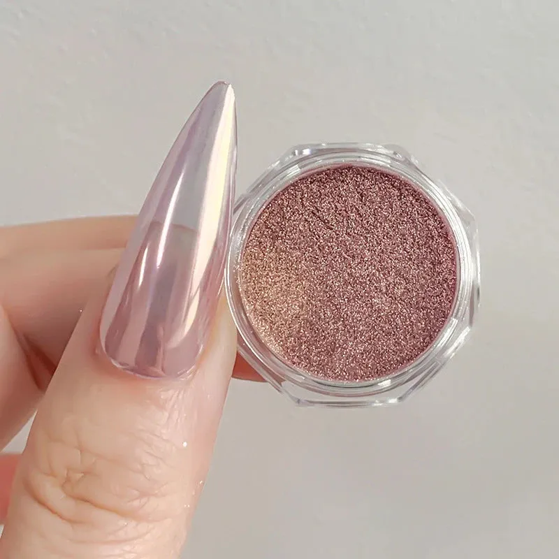 Yeknu 1Jar Aurora Chameleon Snowflake Ultra-Thin Iridescent Nail Sequins Holographic Opal EyeShadow Ice Glitter Nail Chameleon Flakes