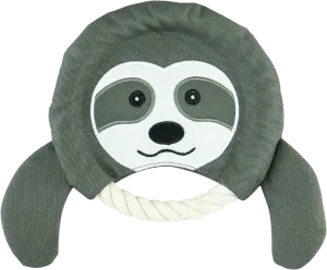Zugo Plush Dog Toy - Frisbee Sloth